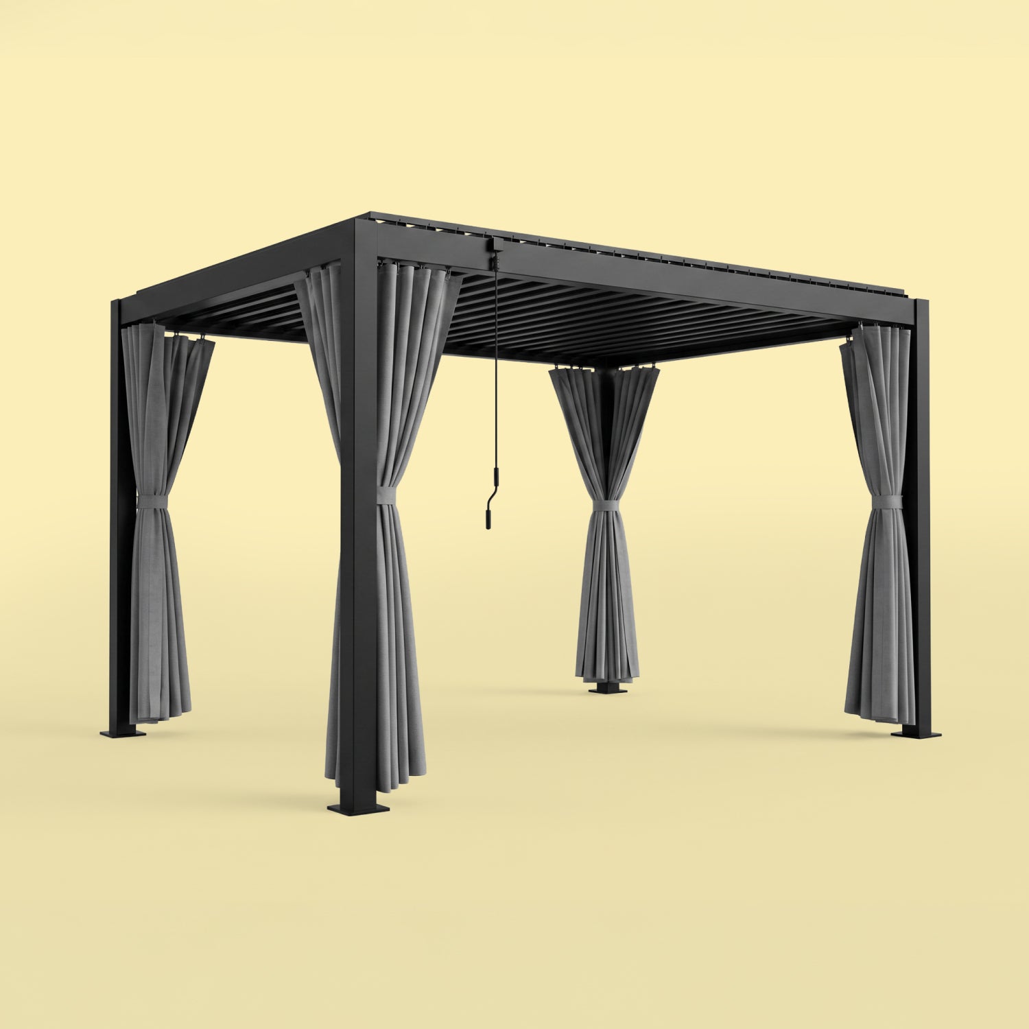 Louvered pergola