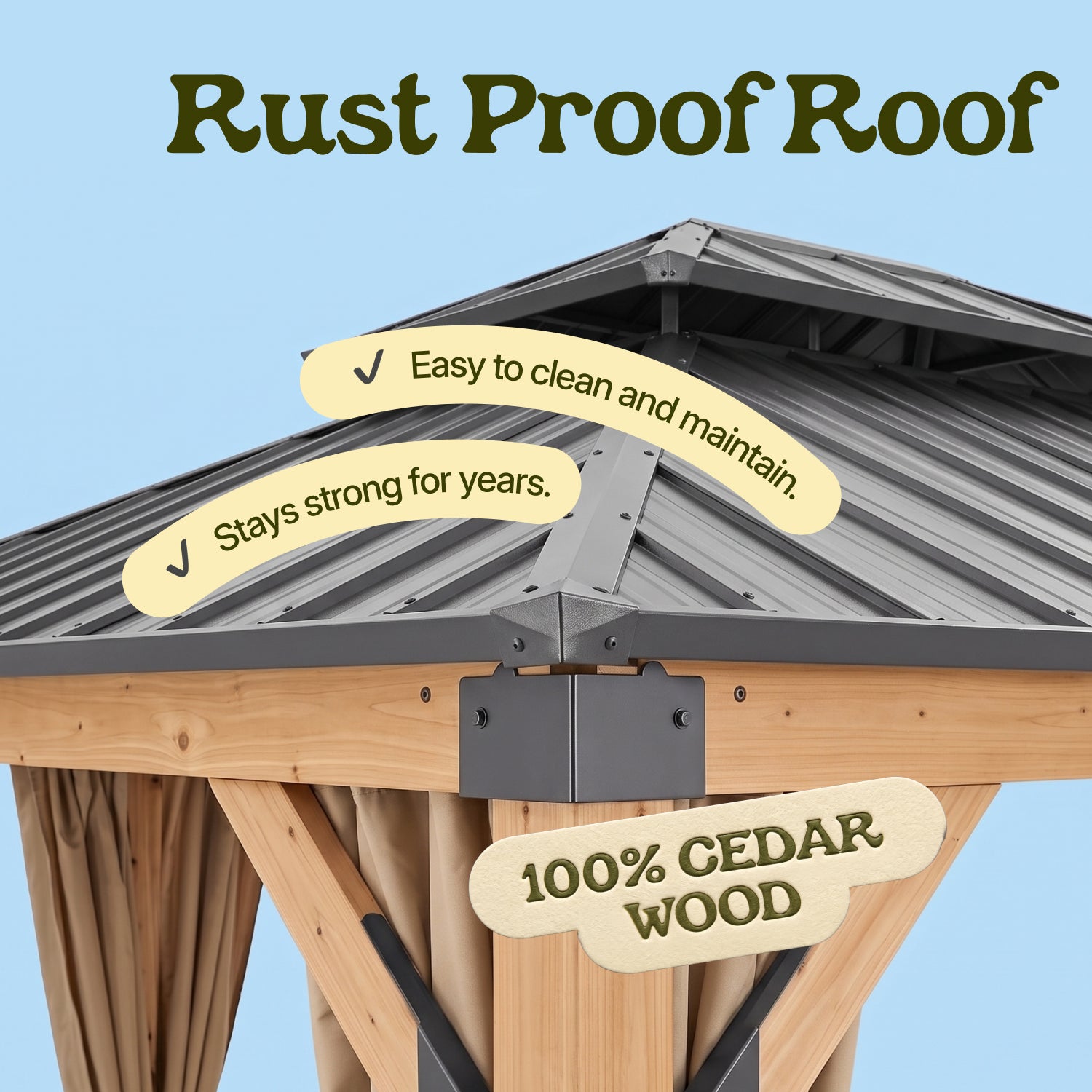 Cedar wood Gazebo
